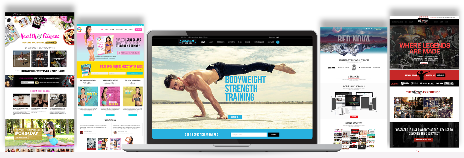 Fitness Web Design Health and Fitness Websites