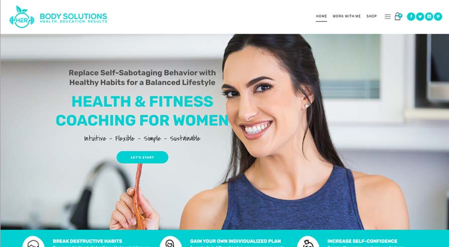 Her Body Solutions Web Design