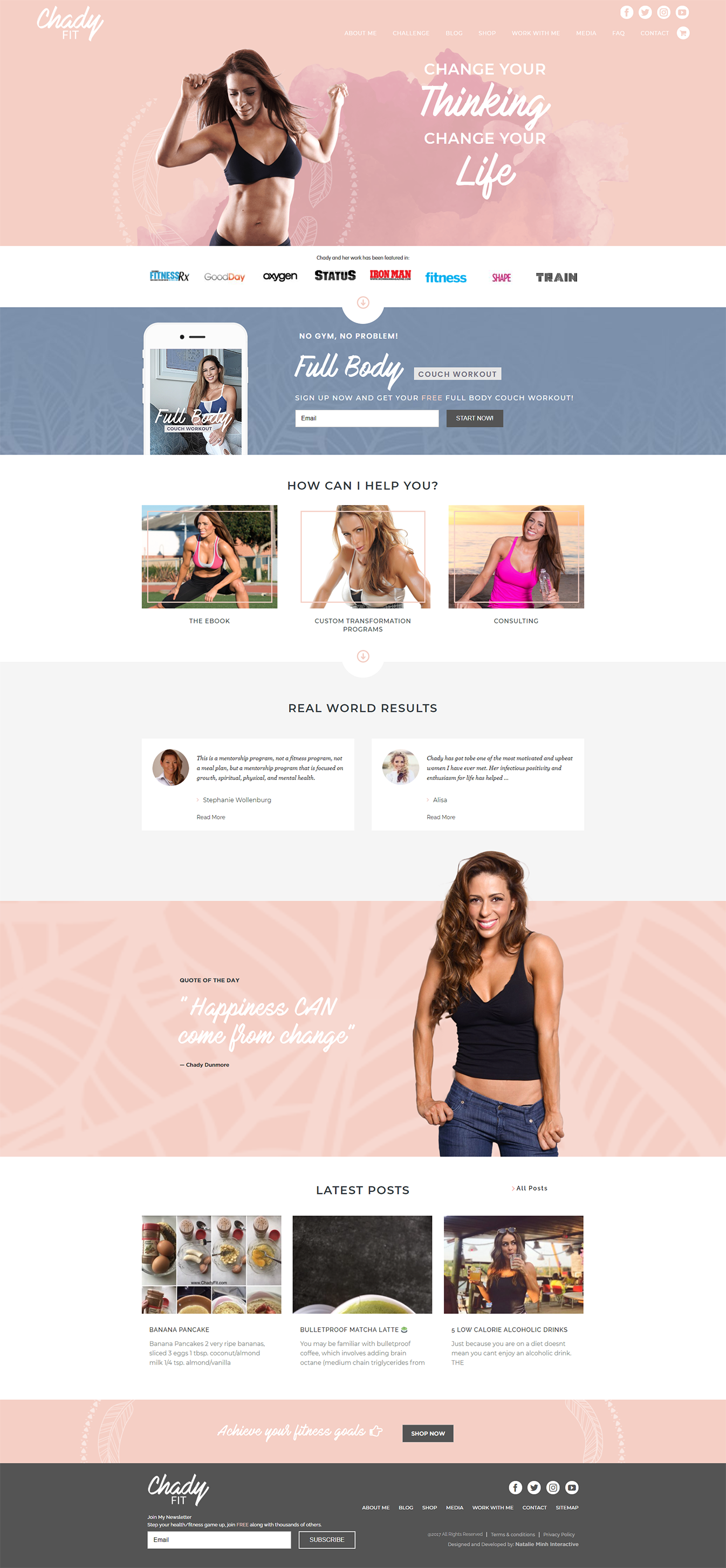 Chady Fit Homepage